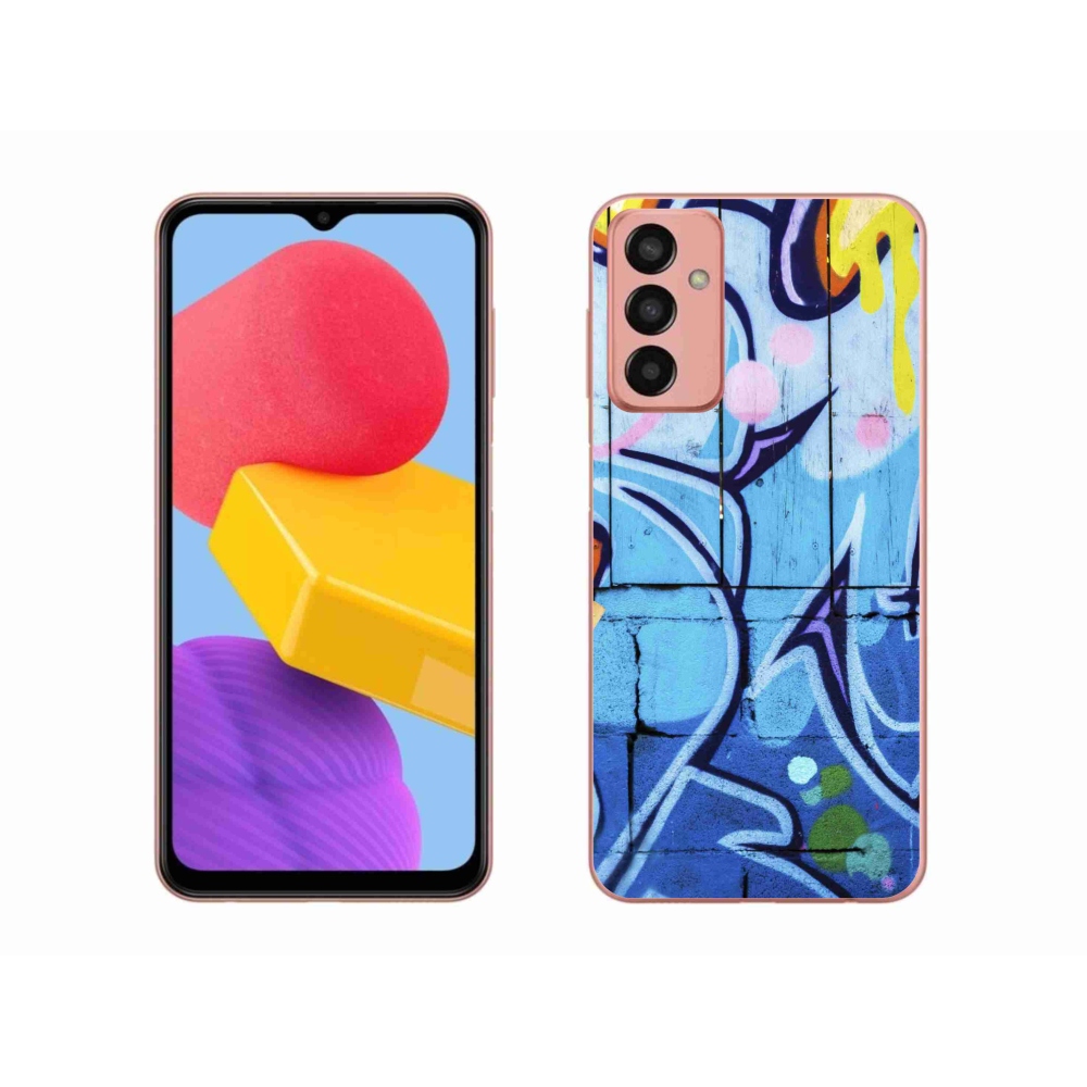 Gél védőhuzat mmCase Samsung Galaxy M13 készülékhez - graffiti