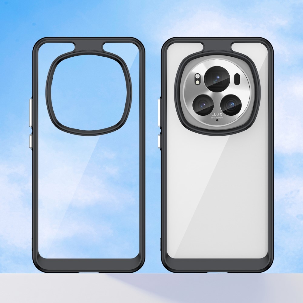 Gél tok fix hátlappal Honor Magic 6 Pro 5G készülékhez - fekete