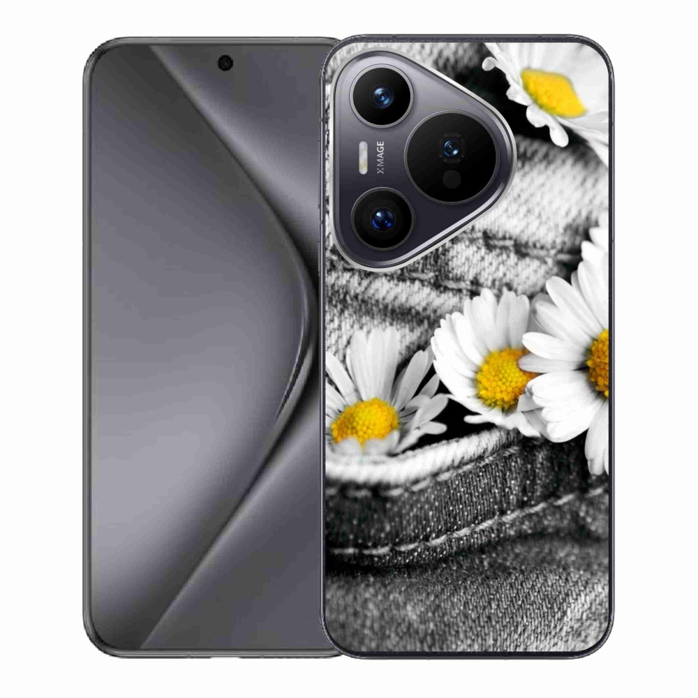 Gél tok mmCase a Huawei Pura 70 készülékhez - százszorszépek