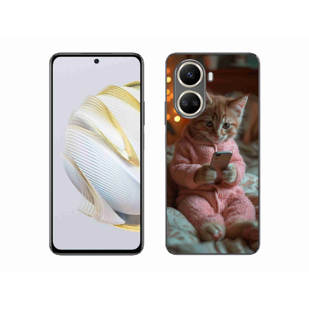 Gél borító mmCase a Huawei Nova 10 SE-hez - baba a mobillal