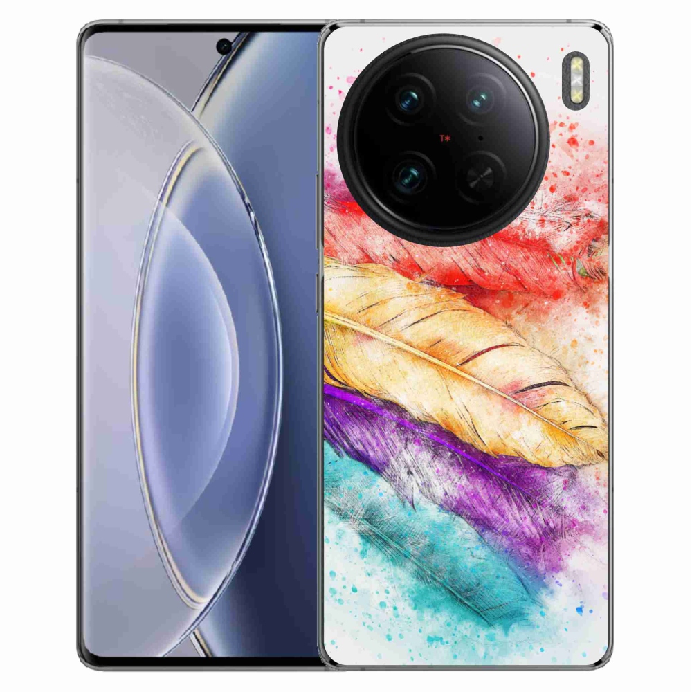Zselés borítás mmCase a Vivo X90 Pro készülékhez - színes toll