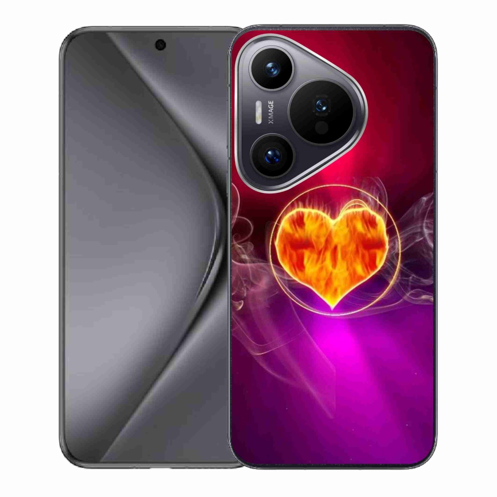 Gél borítás mmCase a Huawei Pura 70 készülékhez - tüzes szív