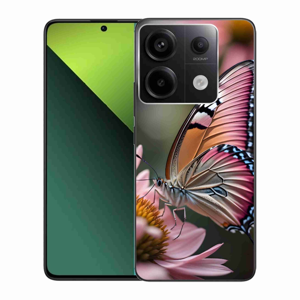 Gél borítás mmCase a Xiaomi Redmi Note 13 Pro 5G/Poco X6 5G számára - színes pillangó