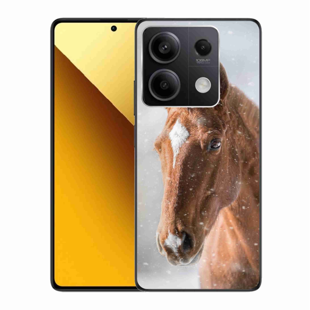 Gél borító mmCase a Xiaomi Redmi Note 13 5G - barna ló 2