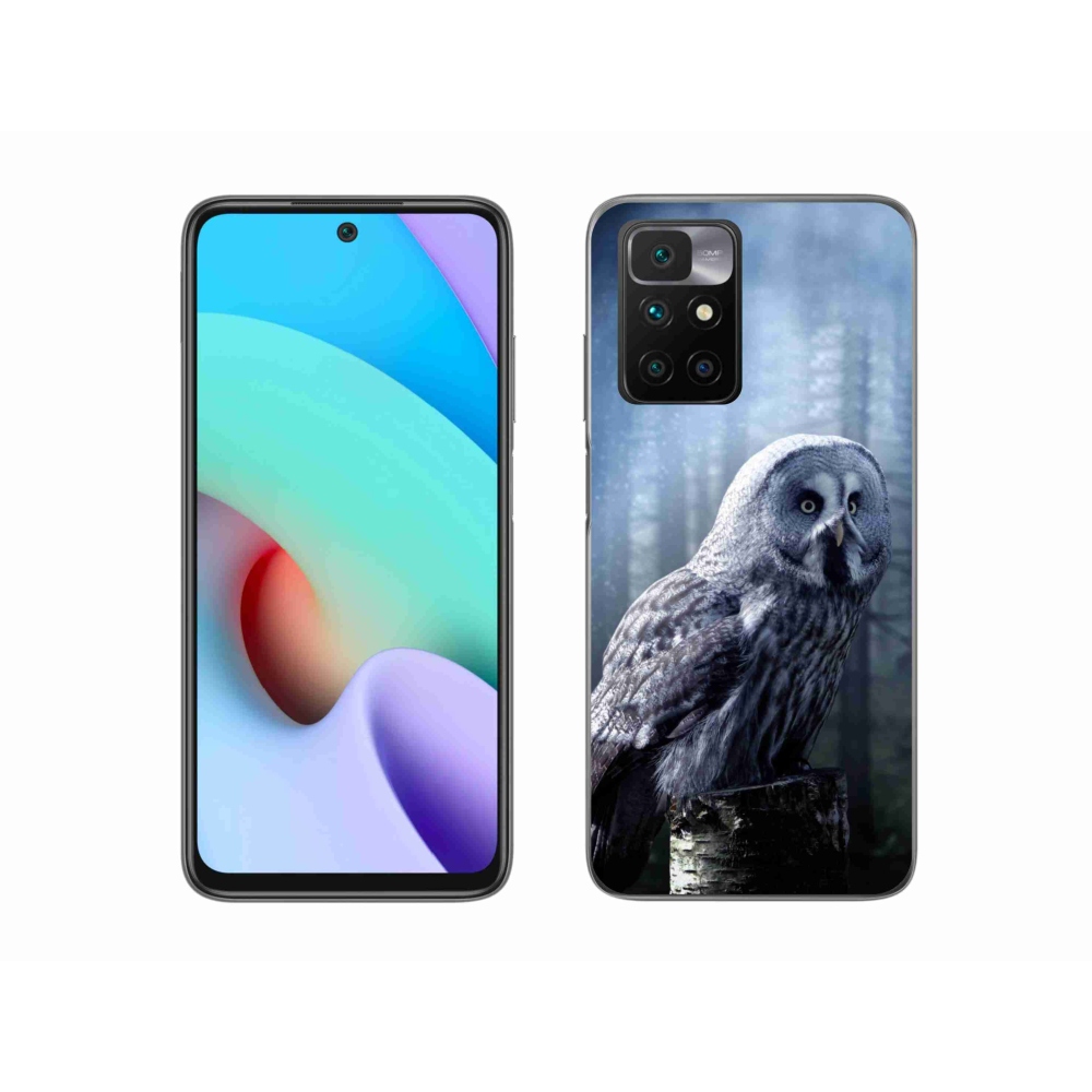 Zselés borítás mmCase a Xiaomi Redmi 10/Redmi 10 (2022) - bagoly