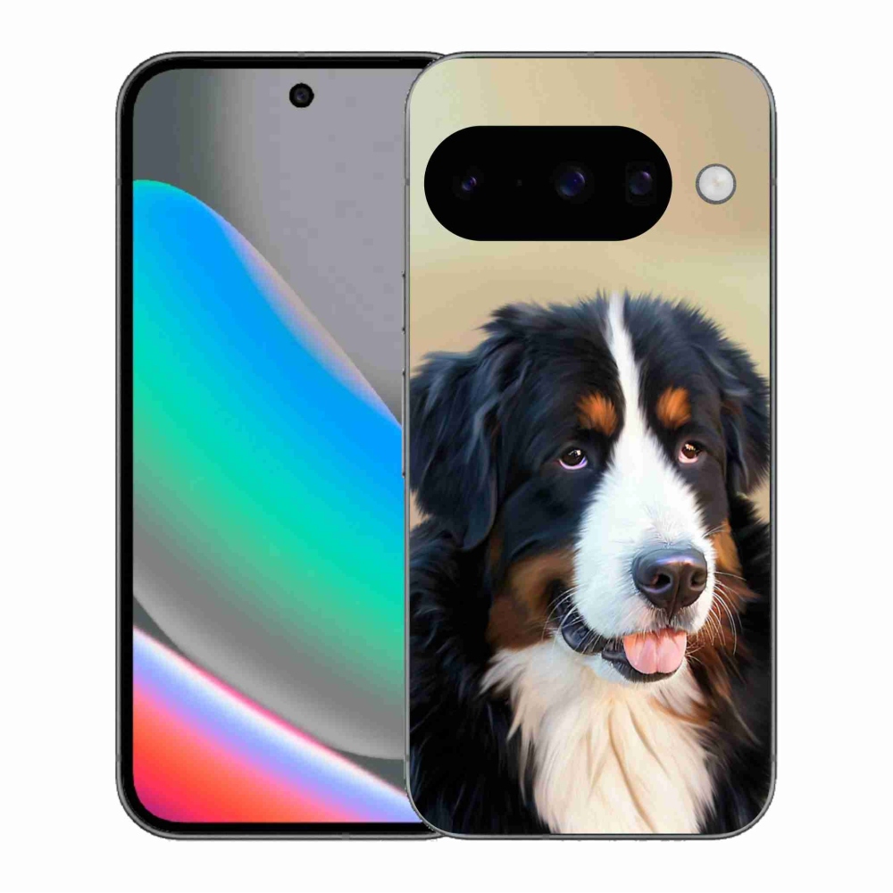 Gél borítás mmCase a Google Pixel 10 készülékhez - Berni hegyi kutya