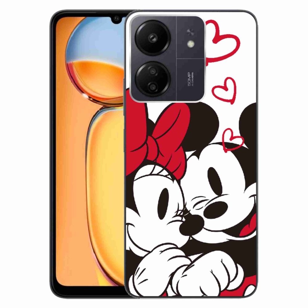 Gél borítás mmCase a Xiaomi Poco C65/Redmi 13C - minnie és mickey számára