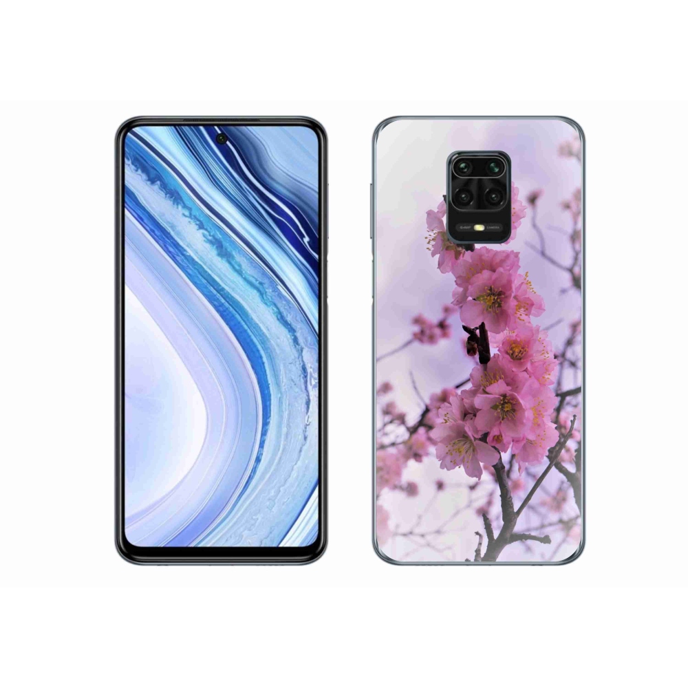 Gél borító mmCase a Xiaomi Redmi Note 9S-hez - virágok 7