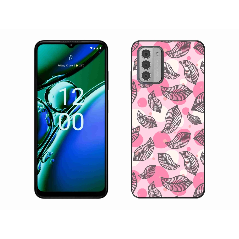 Zselés borító mmCase a Nokia G42 készülékhez - rajzfilmes hulló levelek