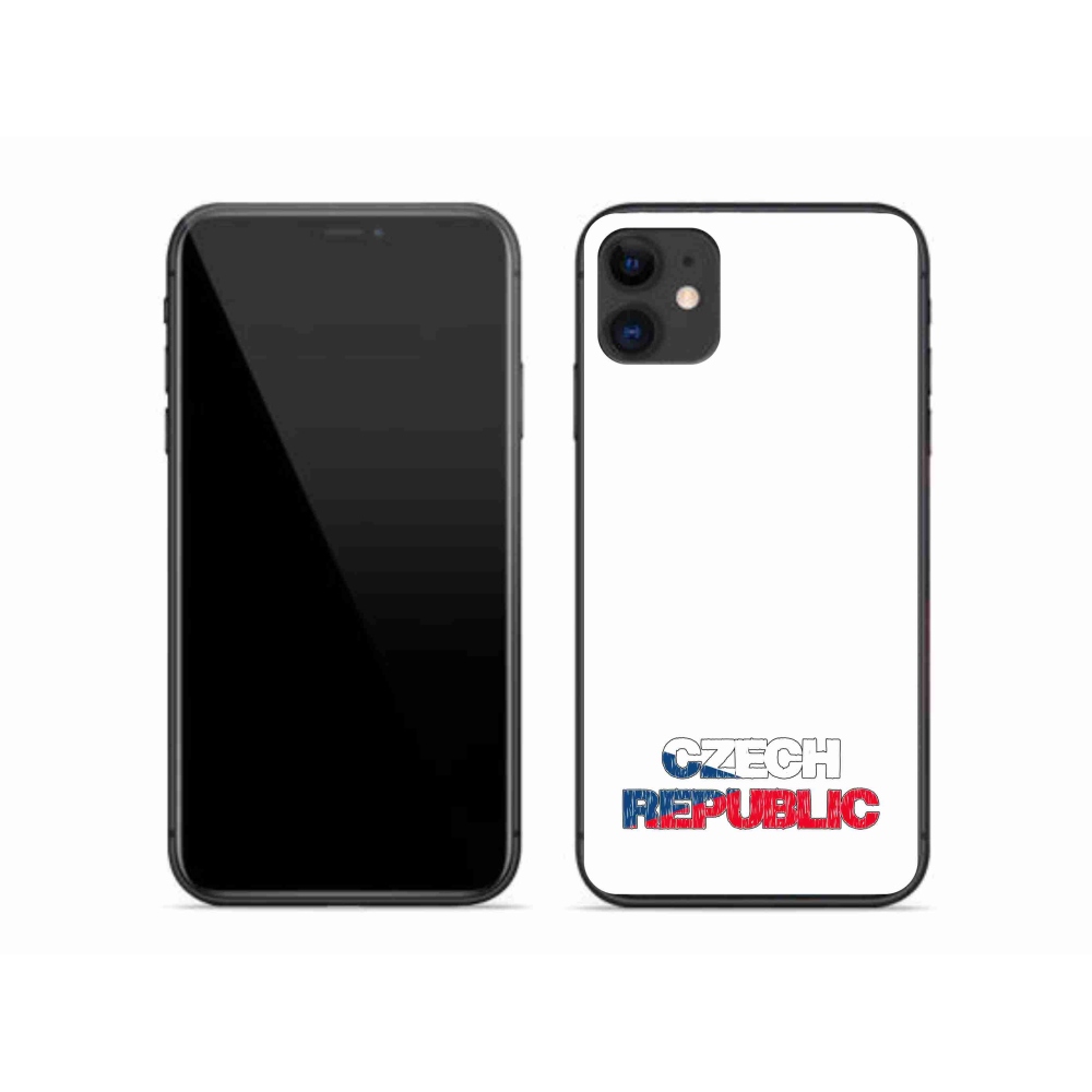 Gél borítás mmCase iPhone 11 készülékhez - Csehország fehér háttér