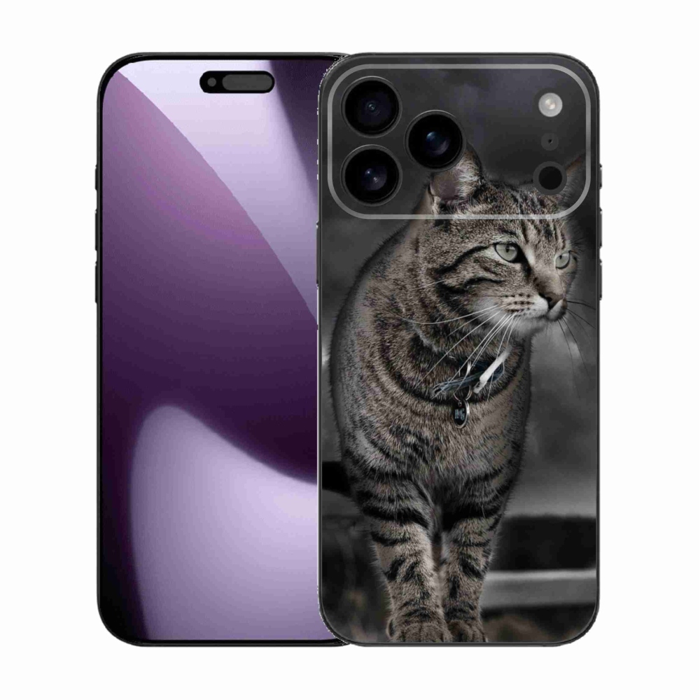 Gél védőburkolat mmCase iPhone 17 Pro Max készülékhez - macska