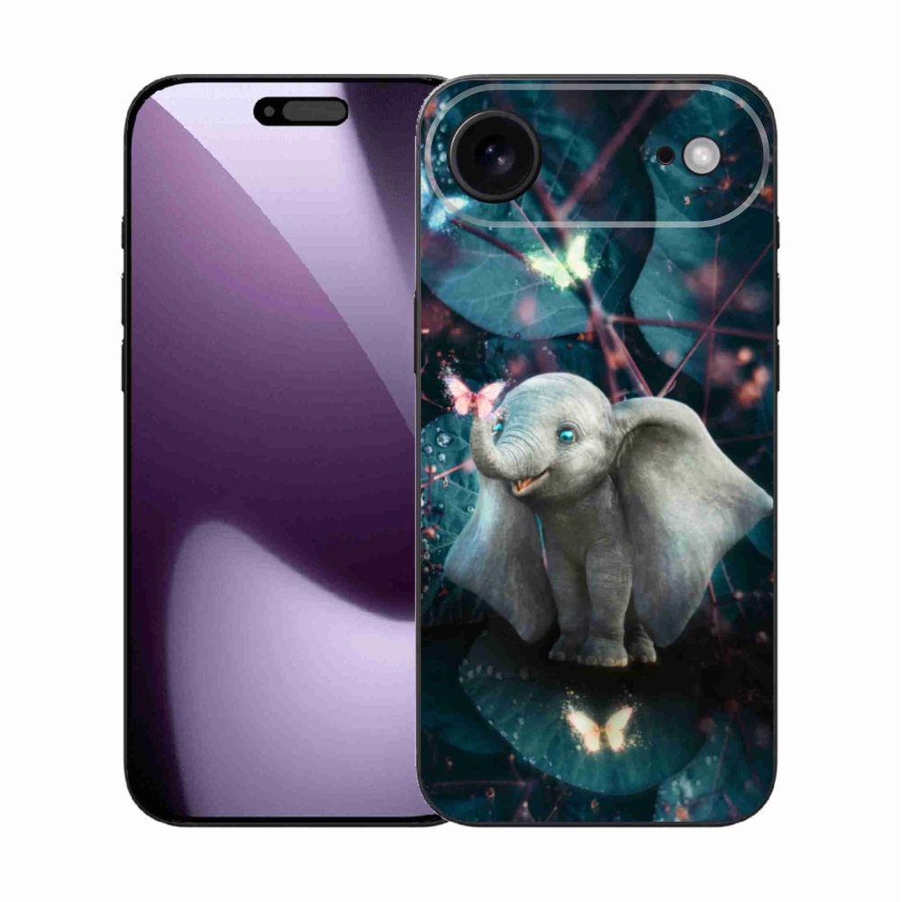 Gél borítás mmCase iPhone 17 Air készülékhez - aranyos elefánt