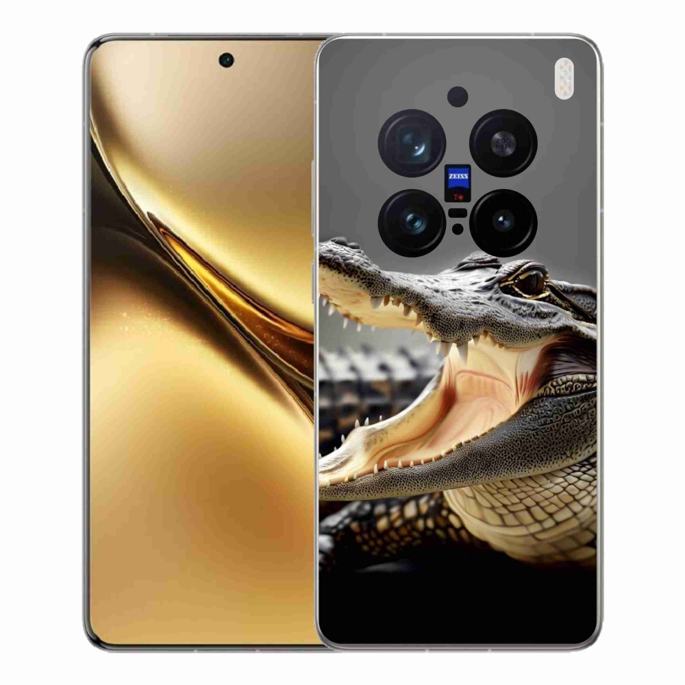 Zselés borító mmCase a Vivo X200 Pro 5G készülékhez - krokodil