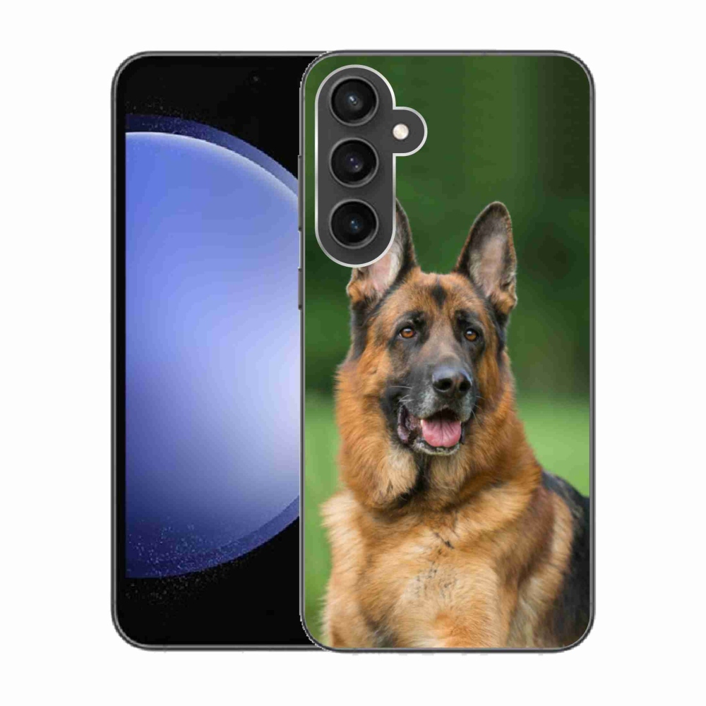 Zselés borítás mmCase Samsung Galaxy S23 FE - Német juhászkutya számára
