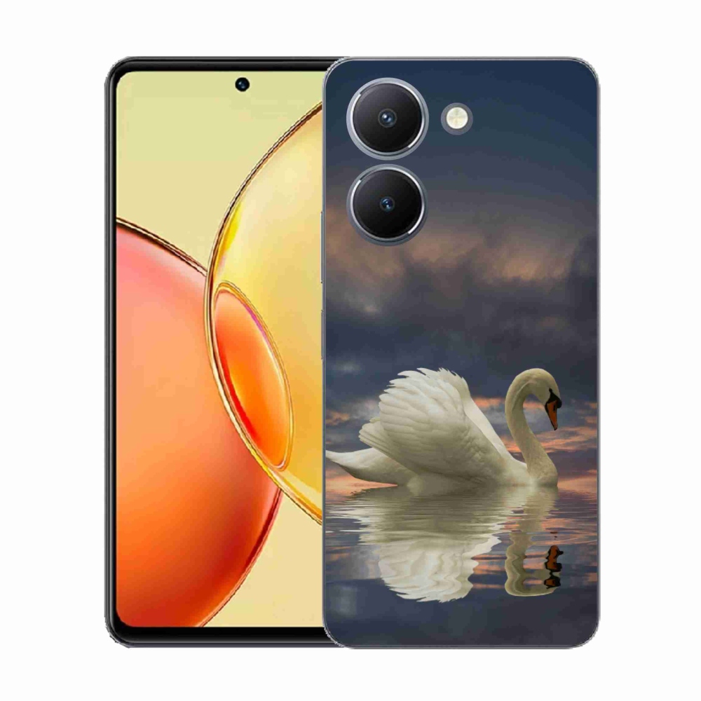 Zselés borítás mmCase a Vivo Y36-hoz - hattyú