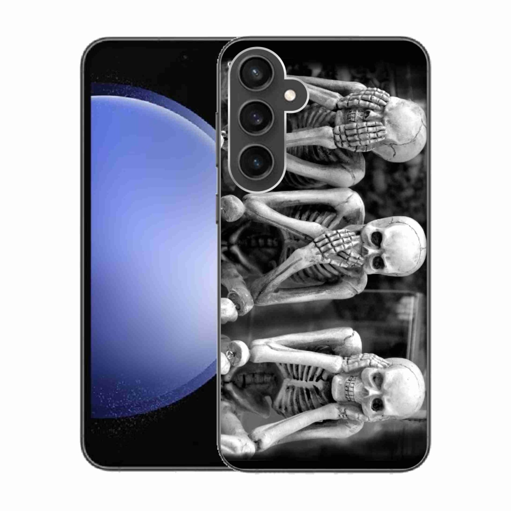 Zselés borítás mmCase Samsung Galaxy S23 FE - csontvázakhoz