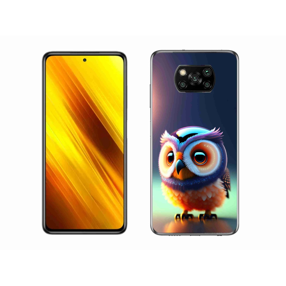 Gél borítás mmCase a Xiaomi Poco X3 Pro számára - bagoly