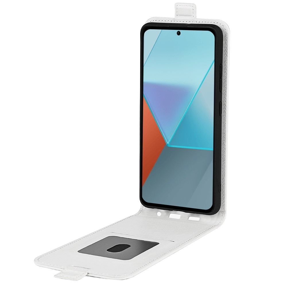 Függőleges flip tok Xiaomi Redmi Note 13 Pro 5G/Poco X6 5G számára - fehér