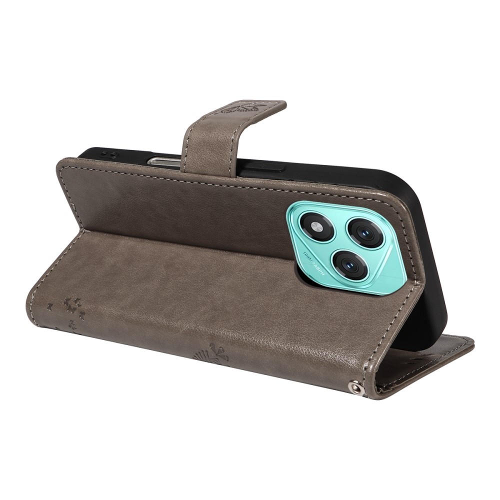 Fák könyvtáska Honor 400 Lite-hoz - szürke