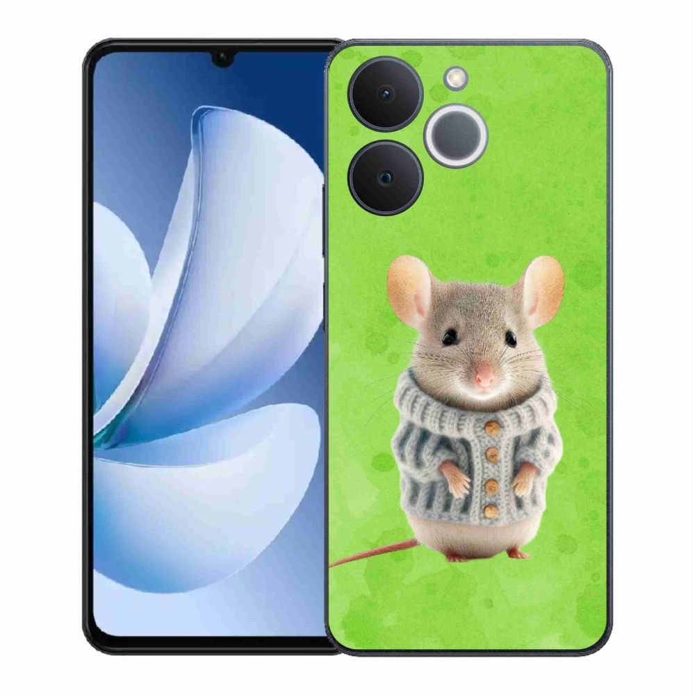 Gél borítás mmCase a Realme Note 70T-hez - egér pulóverben