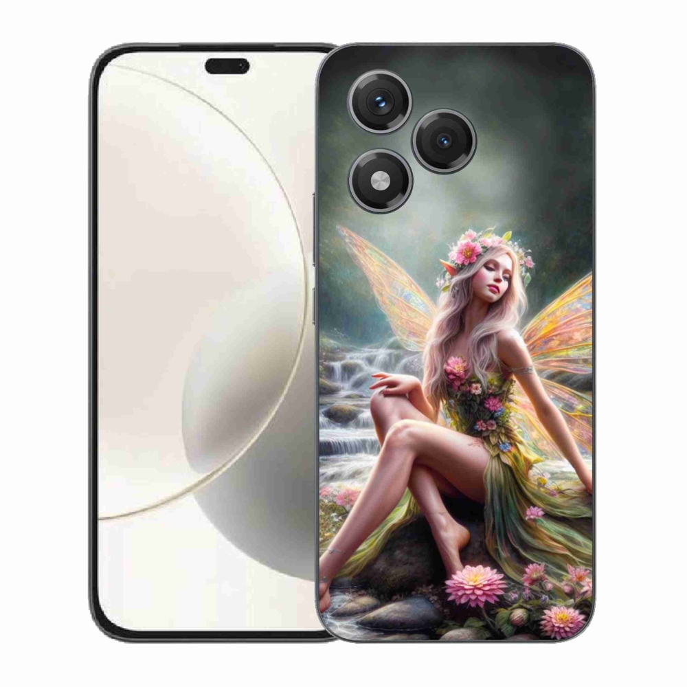 Zselés borítás mmCase a Honor 400 Lite-hoz - pillangó nő 1