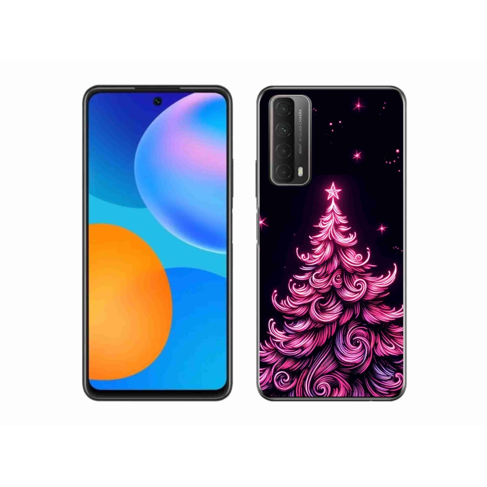 Gél borítás mmCase a Huawei P Smart (2021) - neon karácsonyfa 2