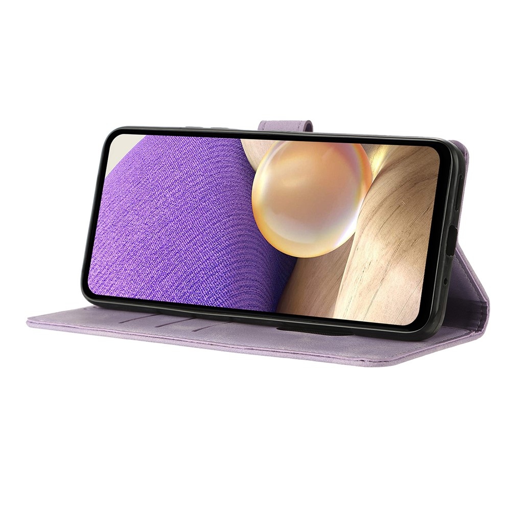 Háromszögek könyv tok Xiaomi 15T Pro - lila