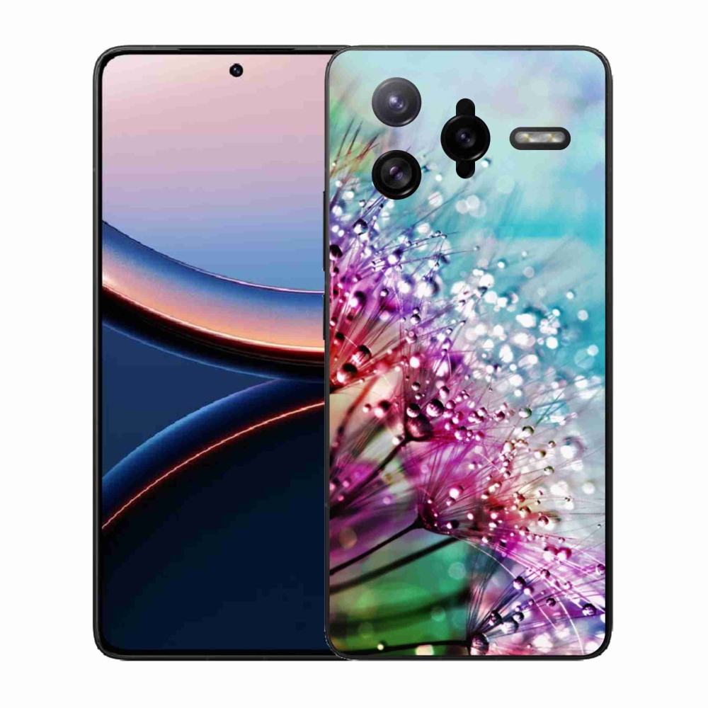 Gél borítás mmCase a Xiaomi Poco F7 Ultra számára - színes virágok