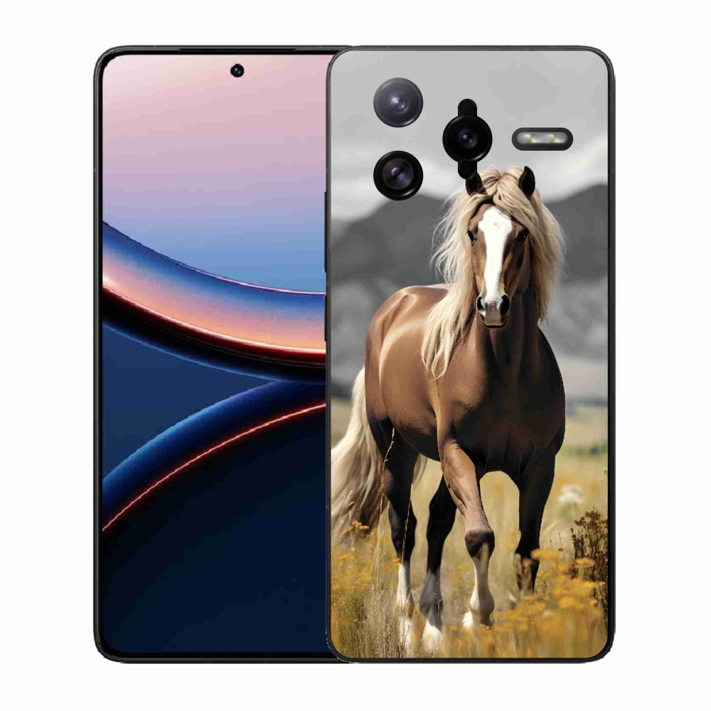 Zselés borítás mmCase a Xiaomi Poco F7 Ultra - barna lóhoz 1