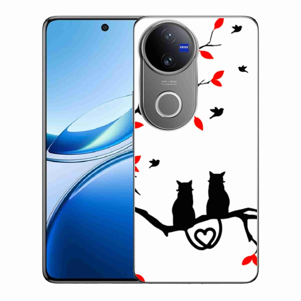 Gél borító mmCase a Vivo V50 5G készülékhez - macskaszerelem