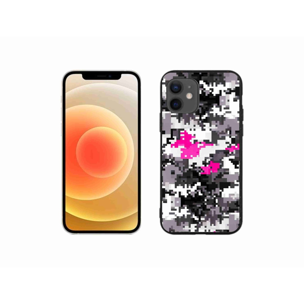 Zselés borítás mmCase iPhone 12 mini készülékhez - terepszínű minta 4