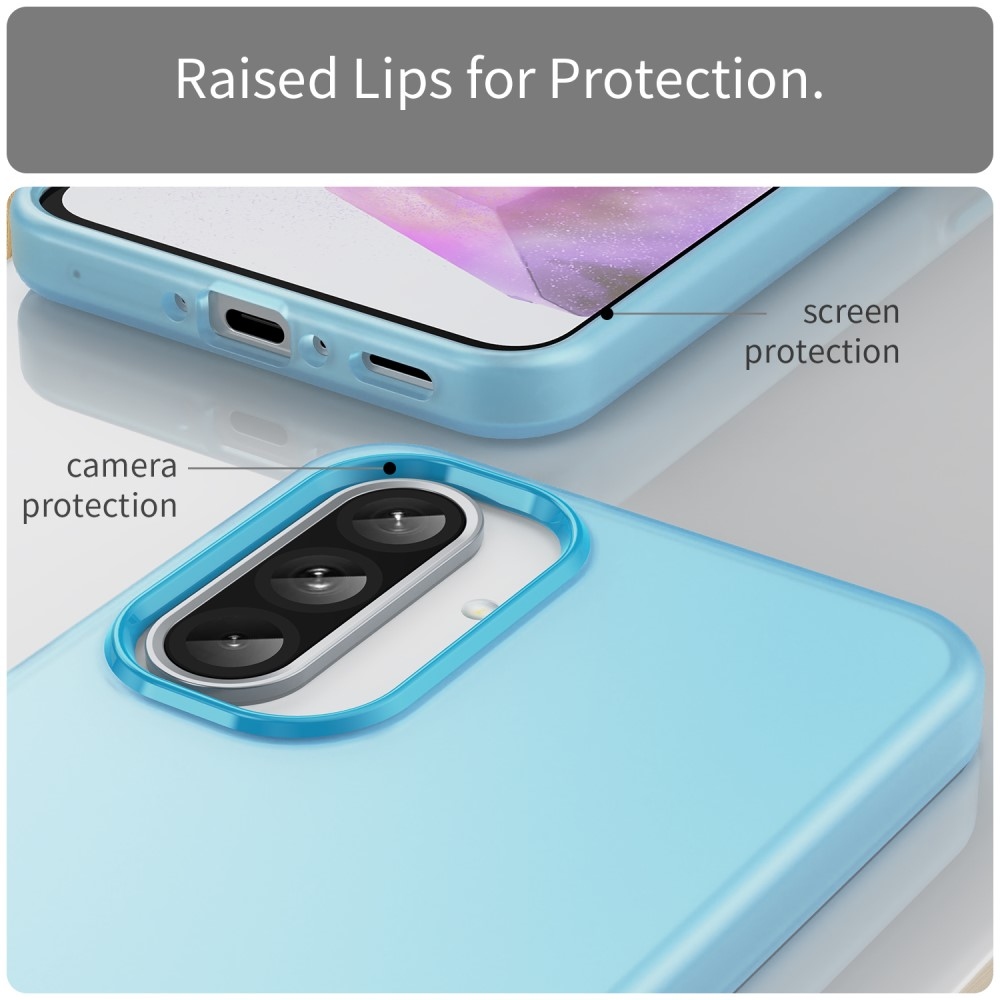 Candys matt zselés tok Samsung Galaxy A36 5G/A56 5G - világoskék színben