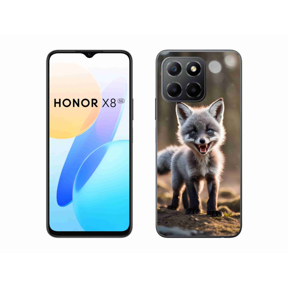 Zselés borítás mmCase a Honor X8 5G készülékhez - angry fox