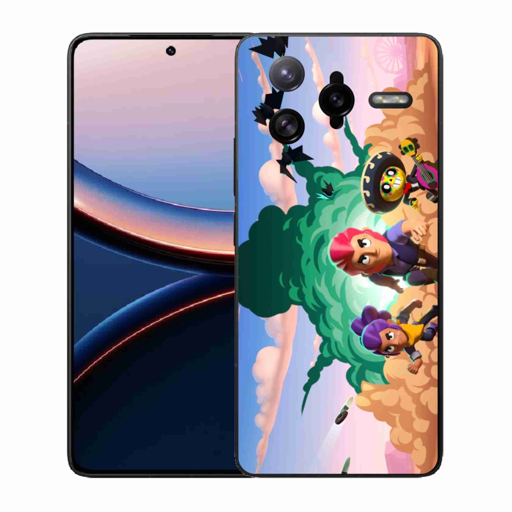 Gél borítás mmCase a Xiaomi Poco F7 Ultra számára - verekedés csillagok