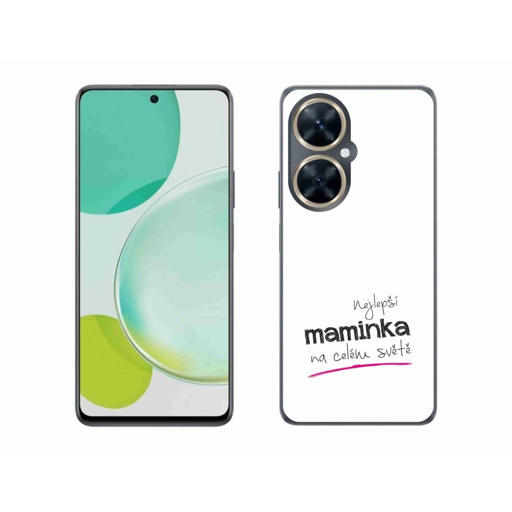 Gél borító mmCase a Huawei Nova 11i - legjobb anya 4 fehér háttérrel