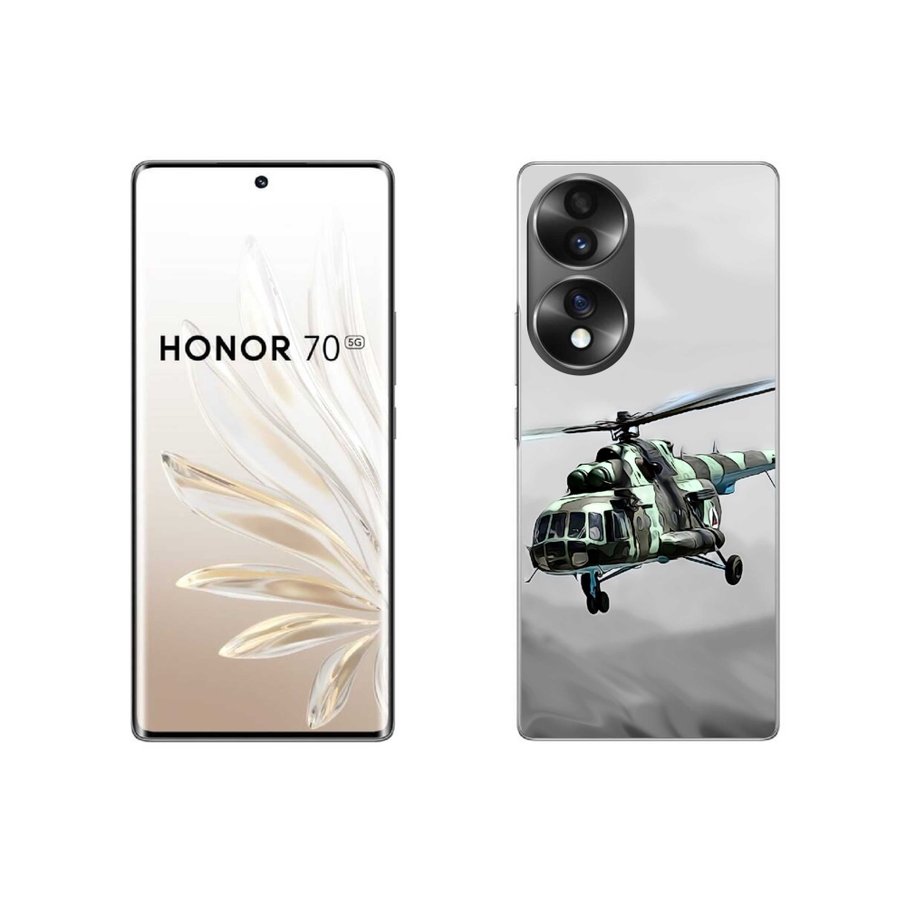 Zselés borítás mmCase a Honor 70 - katonai helikopterhez