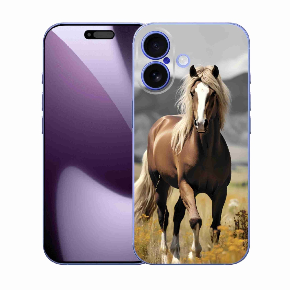Zselés tok mmCase iPhone 17 - barna ló 1