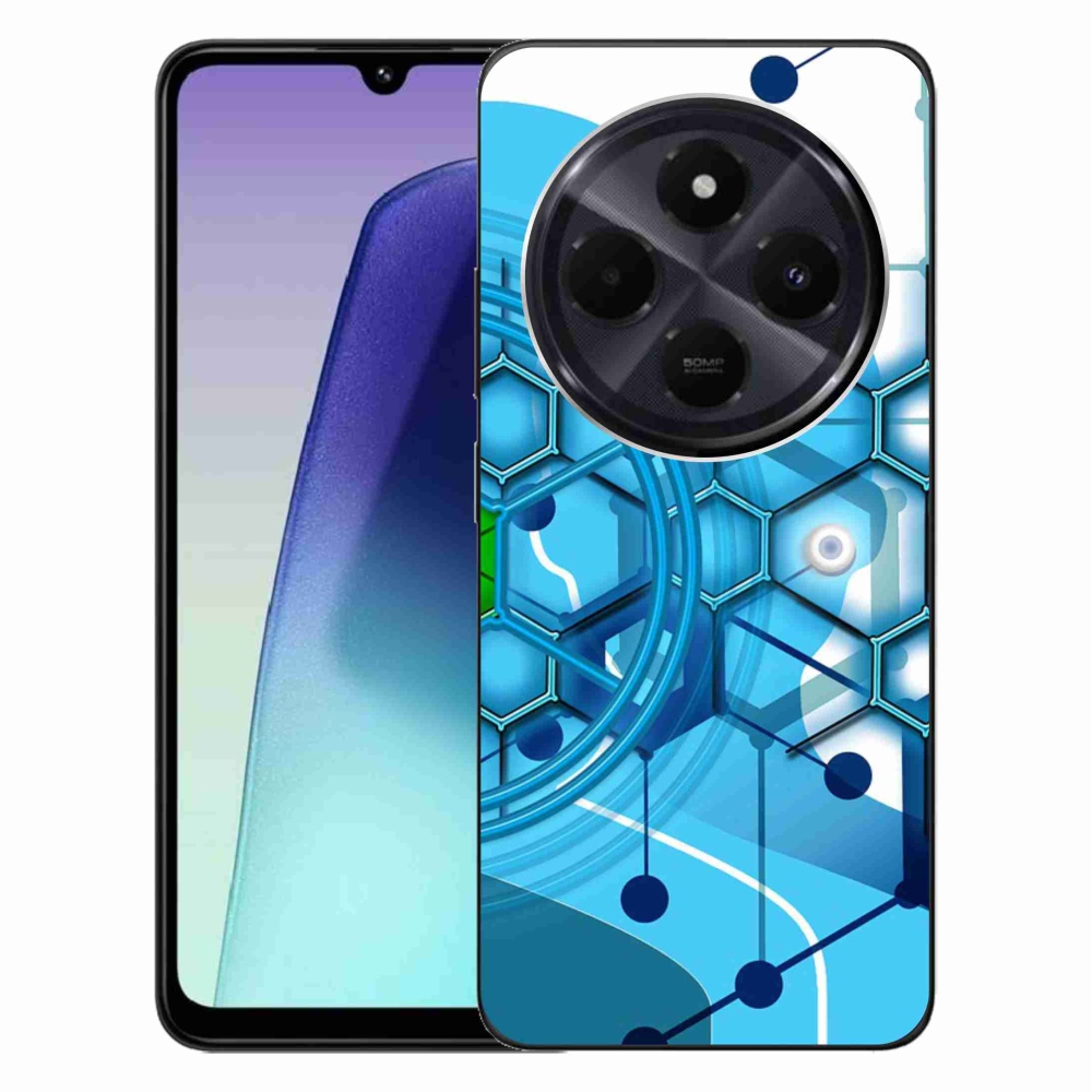 Gél borítás mmCase a Xiaomi Redmi 14C/Poco C75 számára - absztrakt minta 2