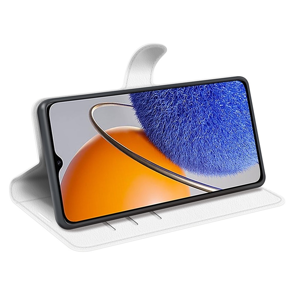 Litchi könyv tok Huawei Nova Y61-hez - fehér