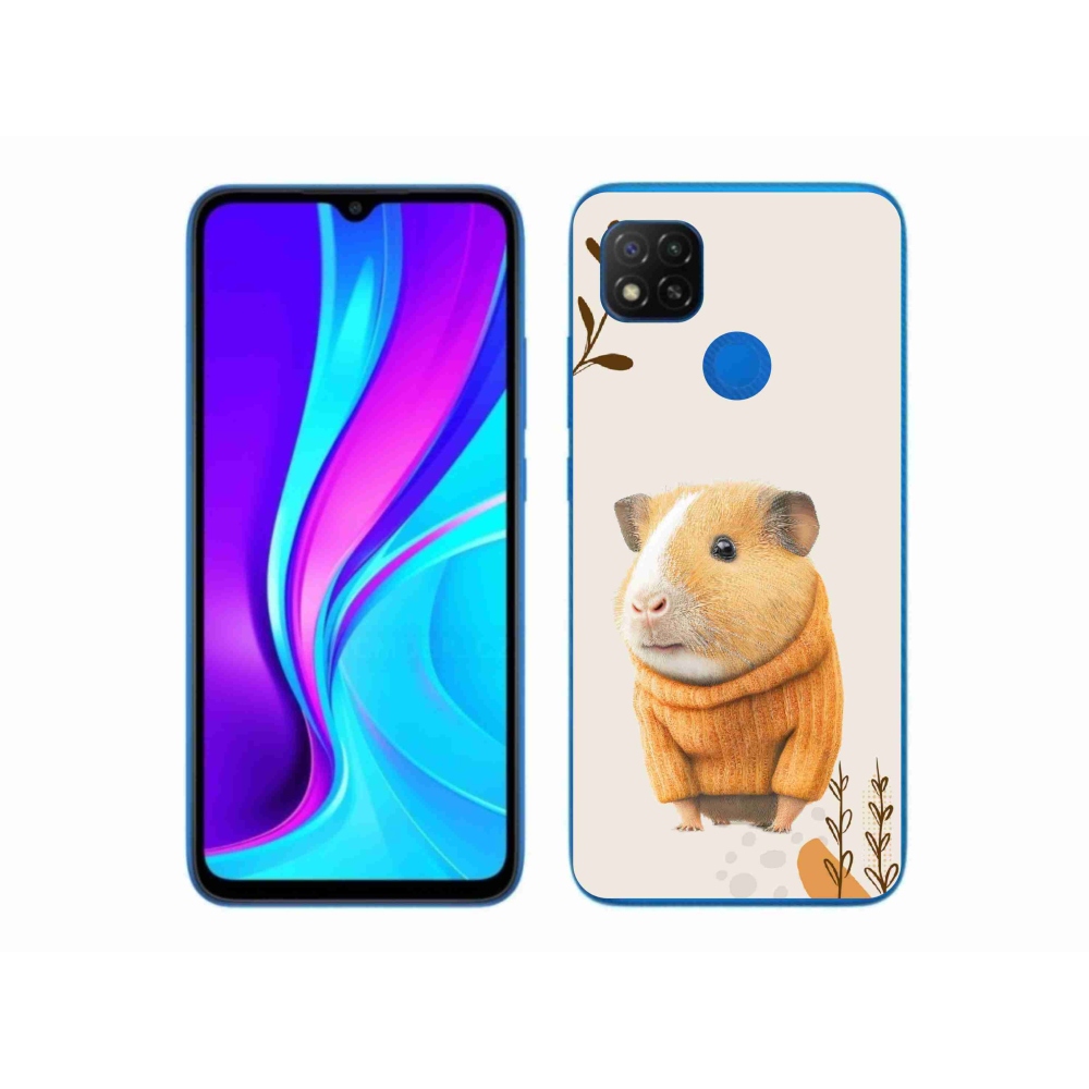 Gél borítás mmCase a Xiaomi Redmi 9C-hez - tengerimalac a pulóverben