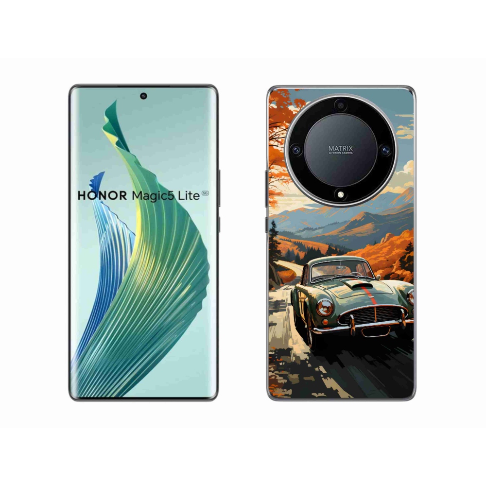 Zselés borítás mmCase a Honor Magic 5 Lite 5G számára - veterán 1