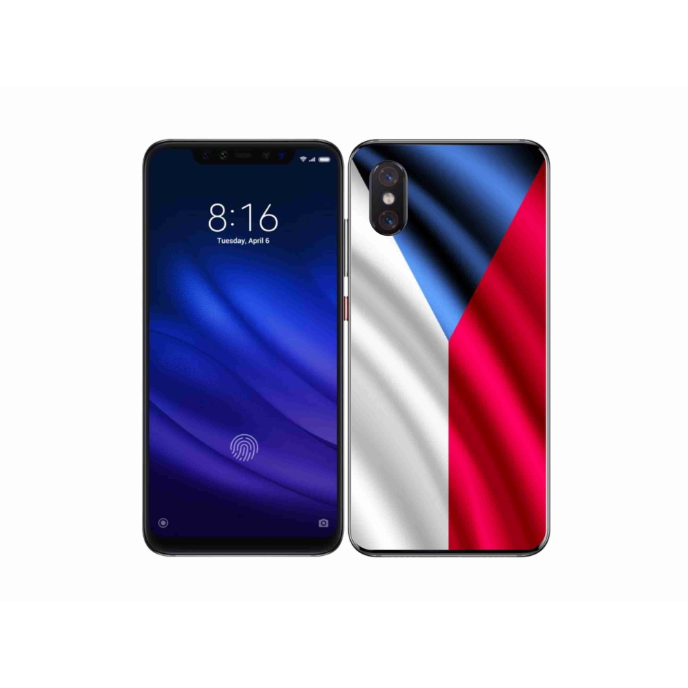Gél borítás mmCase a Xiaomi Mi 8 Pro számára - cseh zászló