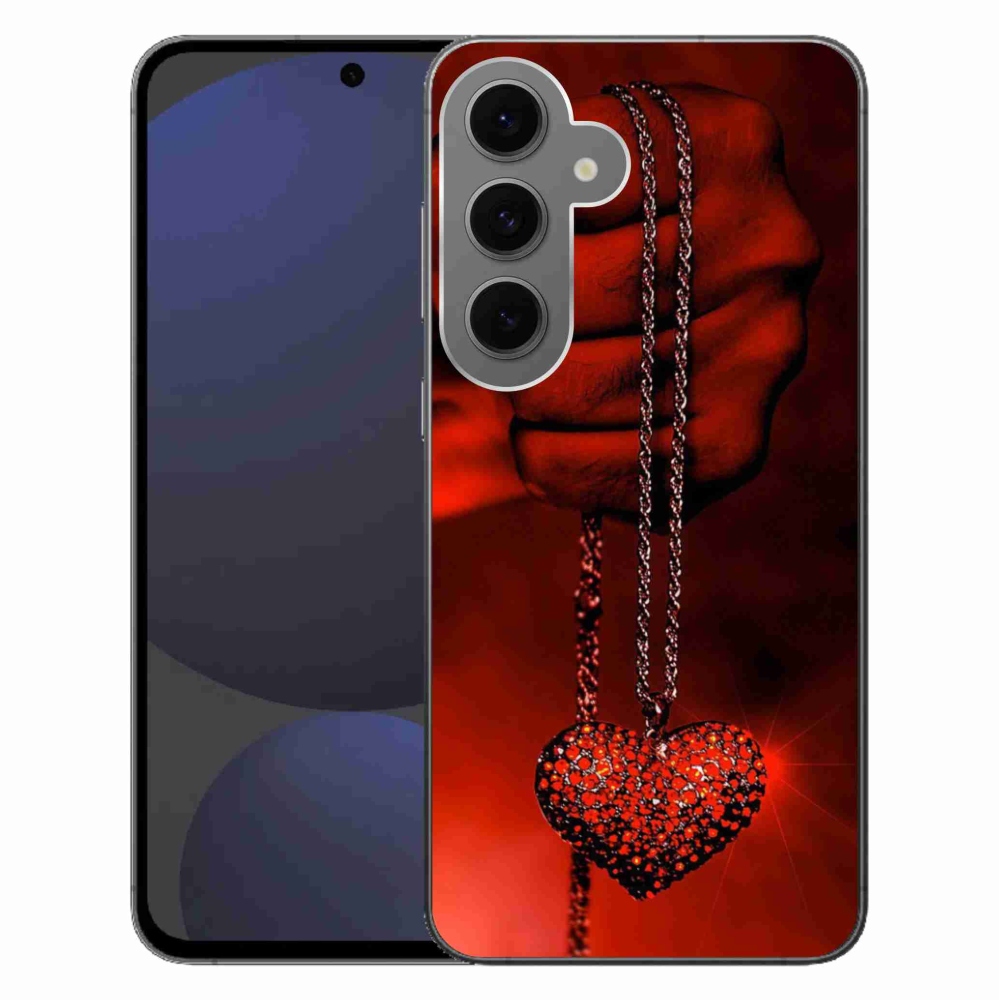 Zselés borítás mmCase Samsung Galaxy S24 FE - nyaklánc