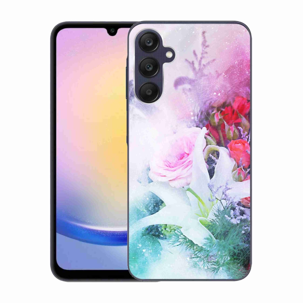 Gél borítás mmCase Samsung Galaxy A25 5G - virágok 4