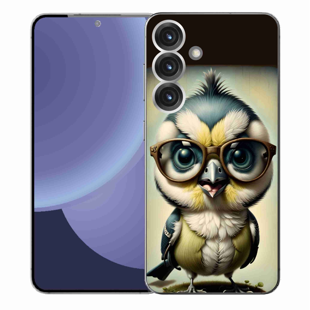 Zselés borítás mmCase Samsung Galaxy S25+ - kölyök szemüveggel