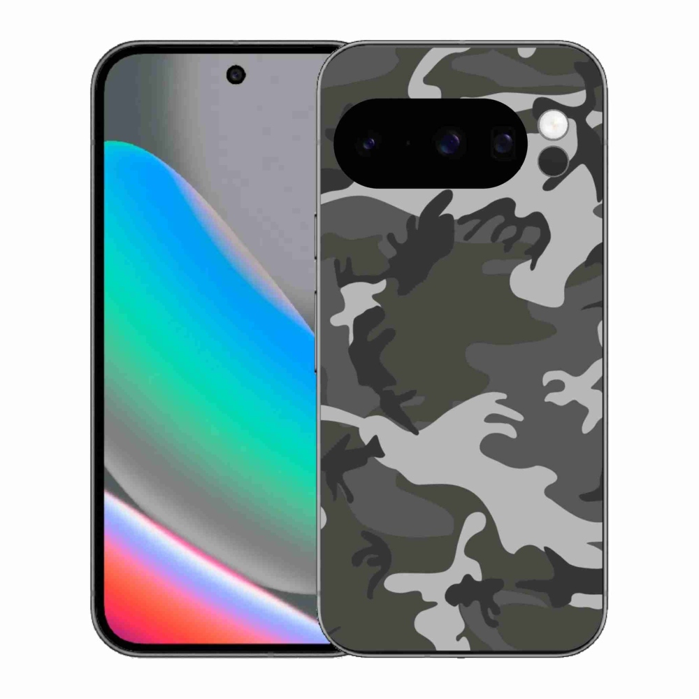 Zselés borítás mmCase a Google Pixel 10 Pro számára - álcázó mintás