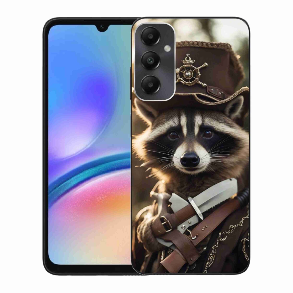 Zselés borítás mmCase Samsung Galaxy A05s készülékhez - mosómedve egyenruhában