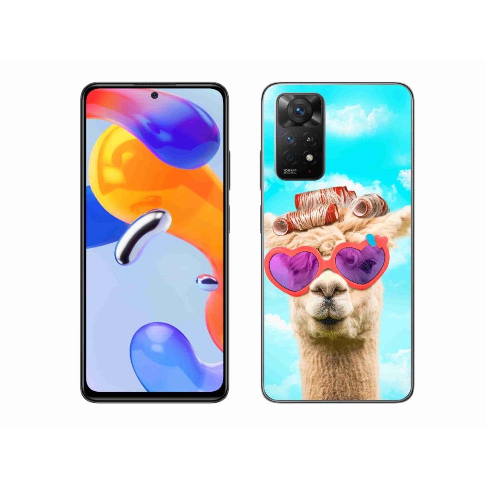 Gél borítás mmCase a Xiaomi Redmi Note 11 Pro 4G/5G számára - szemüveges láma