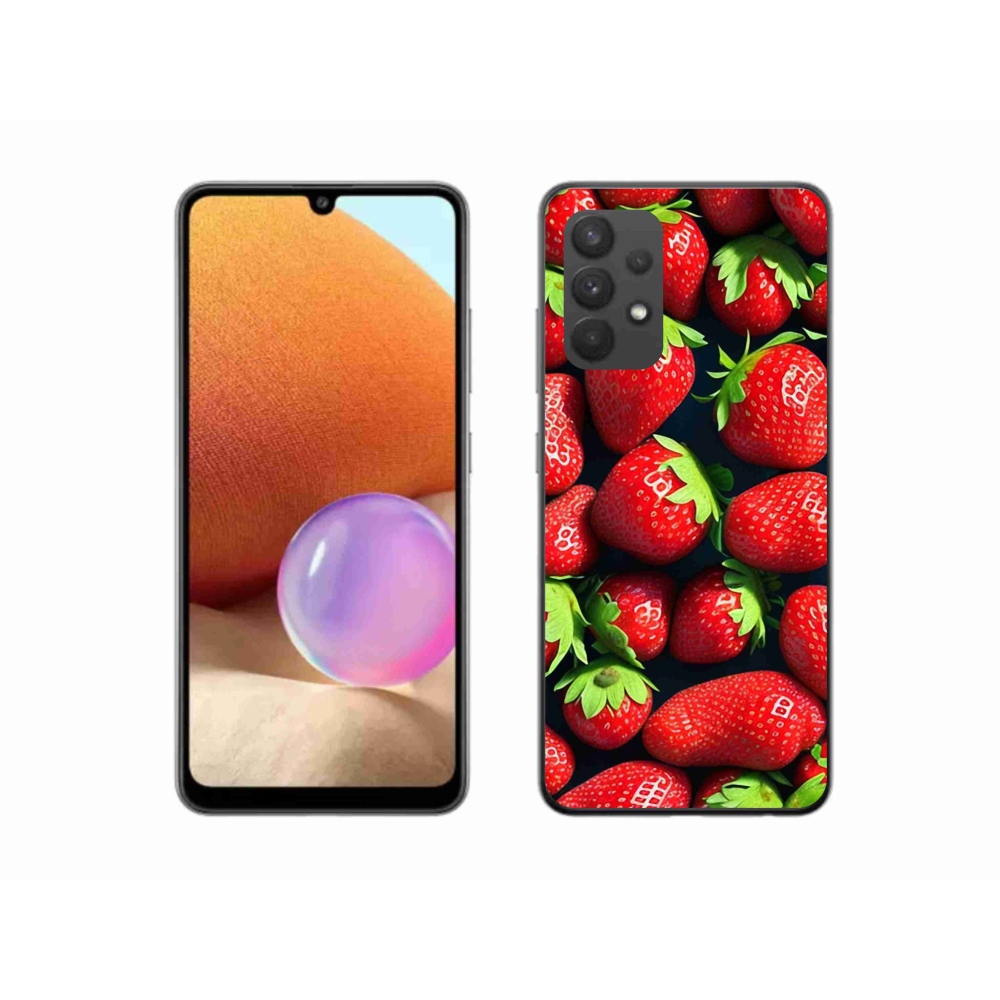 Gél borítás mmCase Samsung Galaxy A32 4G - eper