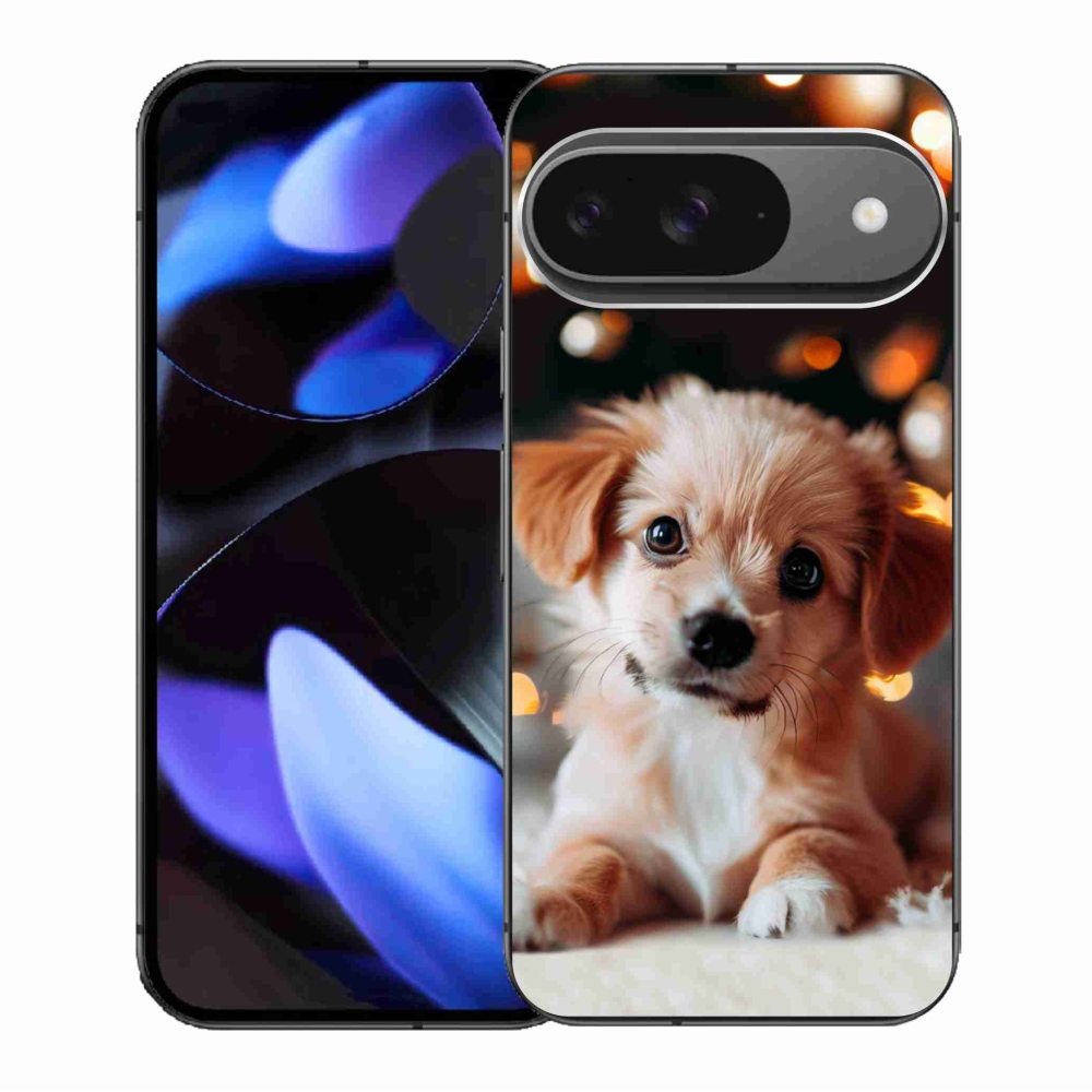 Zselés borítás mmCase a Google Pixel 9/9 Pro számára - kölyökkutyakék
